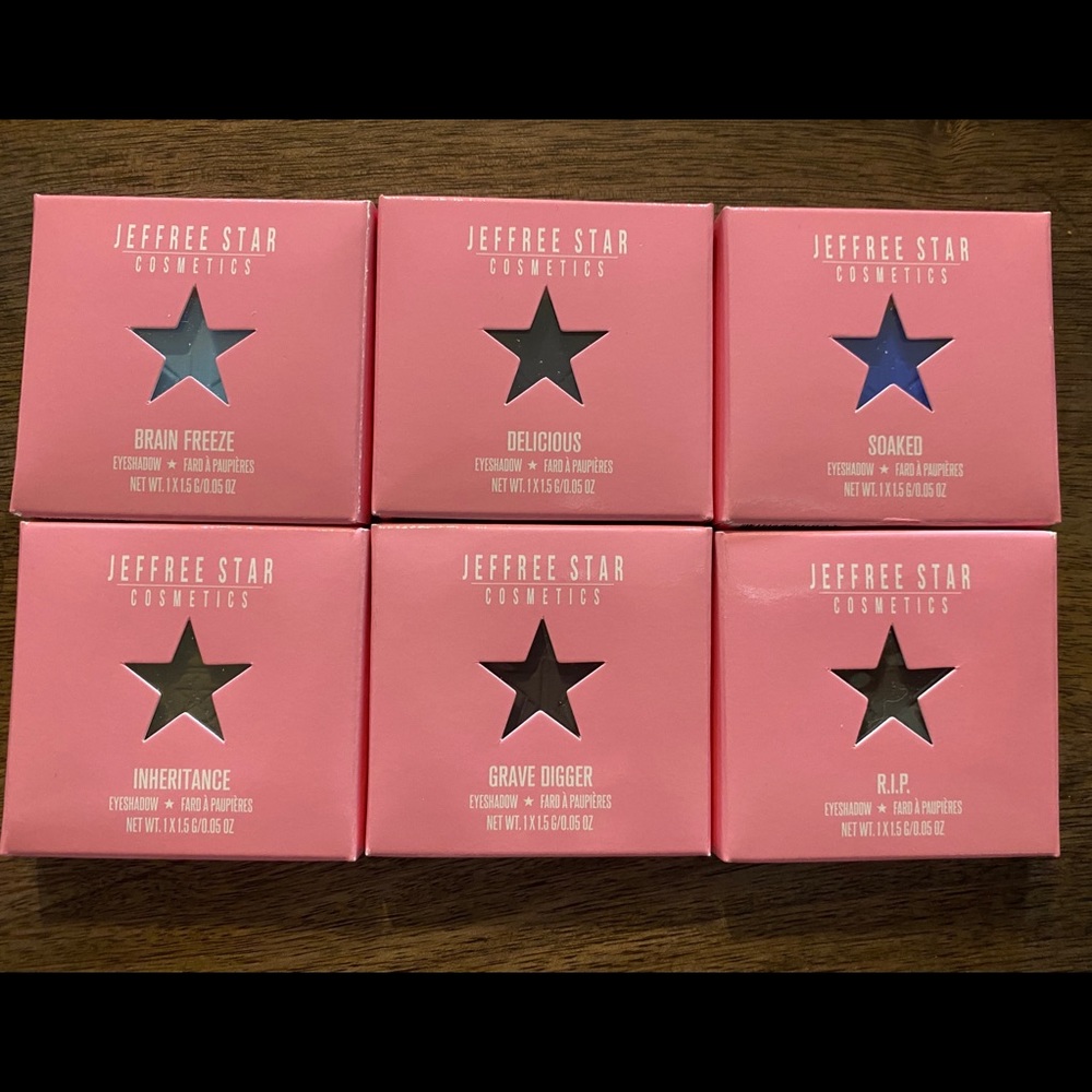 JEFFREE STAR COSMETICS SINGLE EYESHADOWS